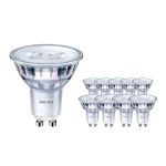 Multipack 10x Philips Corepro LED Faretti GU10 PAR16 3.5W 255lm 36D - 827 Bianco Molto Caldo | Sostitutiva 35W