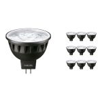 Multipack 10x Philips Master LED Faretti GU5.3 MR16 6.7W 440lm 36D - 930 Luce Calda | Miglior resa cromatica - Dimmerabile - Sostitutiva 35W