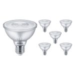 Multipack 6x Philips Master Value LED Bulbo Riflettore E27 PAR30 9.5W 820lm 25D - 940 Bianco Freddo | Miglior resa cromatica - Dimmerabile - Sostitutiva 75W