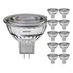Multipack 10x Noxion Faretti LED GU5.3 MR16 7.5W 621lm 36D - 827 Bianco Molto Caldo | Dimmerabile - Sostitutiva 50W