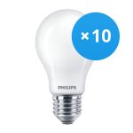 Multipack 10x Philips MASTER Value LED Bulbo E27 Pera Ghiaccio 11.2W 1521lm - 927 Bianco Molto Caldo | Miglior resa cromatica - Dimmerabile - Sostitutiva 100W