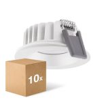 Multipack 4x Ledvance Faretti LED Air Fix Aluminium Bianca 6W 510lm 36D - 930 Luce Calda | Ritaglio 68mm - IP65 - Miglior resa cromatica - Dimmerabile
