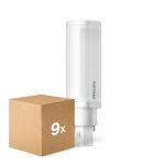 Multipack 9x Philips CorePro PL-C LED 5.9W 660lm - 840 Bianco Freddo | 2-Pin - Sostitutiva 13W