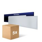 Multipack 5x Noxion Pannello A LED Ecowhite V4.0 28W 3400lm - 840 Bianco Freddo | 120x30cm - UGR <19 - Philips driver