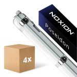 Multipack 4x Noxion Stagna LED Poseidon V3.0 10-18W 1300-2520lm - 830-865 CCT | 60cm - Cablaggio Entra/Esci (5x2.5mm2)