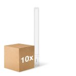 Multipack 10x Philips CorePro PL-L LED Bulbo EM/Mains 16.5W - 840 Bianco Freddo | 4-Pin - Sostitutiva 36W
