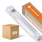 Multipack 6x Ledvance Stagna LED Stagna Alloggio Performance | Adatto Per 2x150cm Tubo LED
