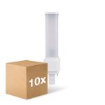 Multipack 10x Ledvance Dulux-D LED 7W - 830 Luce Calda -  | 2-Pin - Sostitutiva 18W