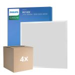 Multipack 4x Philips Pannello A LED CoreLine RC132V 22/31W 2900-4300lm - 830-835-840 CCT | 60x60cm - UGR <19 - Potenza Selezionabile 