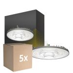 Multipack 5x Bright Choice Highbay LED V2.0 100W 13000lm 90D - 840 Bianco Freddo | IP65 - 1-10V