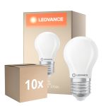 Multipack 10x Ledvance Classic LED E27 Pera Ghiaccio 3.4W 470lm - 827 Bianco Molto Caldo | Dimmerabile - Sostitutiva 40W