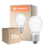 Multipack 10x Ledvance Classic LED E27 Pera Ghiaccio 3.4W 470lm - 827 Bianco Molto Caldo | Sostitutiva 40W