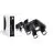 D'Lite Soffitto Faretti Clio Aluminium Nero Inclinabile| Adatto per 4x GU10