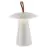 Nordlux Lampada Da Tavolo Ara Batteria Aluminium Bianca 2W 240lm - 830 Luce Calda -  | Dimmerabile Touch