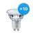 Multipack 10x Philips MASTER Value LED Spot GU10 PAR16 3.7W 270lm 36D - 930 Luce Calda | Miglior resa cromatica - Dimmerabile - Sostitutiva 35W