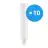 Multipack 10x Ledvance Dulux-D LED 9W - 830 Luce Calda -  | 2-Pin - Sostitutiva 26W