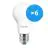 Multipack 6x Philips MASTER Value LED Bulbo E27 Pera Ghiaccio 7.8W 1055lm - 927 Bianco Molto Caldo | Miglior resa cromatica - Dimmerabile - Sostitutiva 75W
