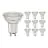 Multipack 10x Noxion Faretti LED GU10 PAR16 4W 345lm 36D - 827 Bianco Molto Caldo | Dimmerabile - Sostitutiva 50W