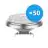 Multipack 50x Noxion Faretti Faretti LED G53 AR111 7.2W 450lm 40D - 918-927 Dim To Warm | Miglior Resa Cromatica - Dimmerabile - Sostitutiva 50W