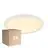 Multipack 3x Nordlux Bulkhead LED Oja 29 18W 827 1700lm Bianca IP20 | Dimmerabile a 3 livelli - Bianco Molto Caldo