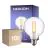 Multipack 10x Noxion Lucent Filamento LED E27 Globe Chiara 7W 806lm - 827 Bianco Molto Caldo | Dimmerabile - Sostitutiva 60W