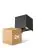 Multipack 2x D'Lite Luce Da Parete Elingen Aluminium Nero Up & Down 4.9W 480lm - 830 Luce Calda -  | IP65 - Sensore Di Luce