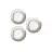 Eglo Connect.Z Smart Incasso Faretti Illuminazione del bagno Fueva 6-Z Plastica Nichel Satinato 8.4W 1020lm - 827-865 Regolabile Bianca + RGB | Dimmerabile
