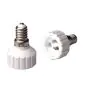 Adattatore E14 => GU10 - Bianco