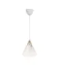 DFTP by Nordlux Strap 27 Luce Pendente Vetro e Metallo Bianca | Adatto per E27