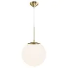 Nordlux Grant Luce Pendente Vetro Oro | Adatto per E27