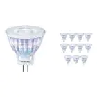 Multipack 12x Philips Corepro LED Faretti GU4 MR11 2.3W 184lm 36D - 827 Bianco Molto Caldo | Sostitutiva 20W