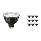 Multipack 10x Philips Master LED Faretti GU5.3 MR16 6.7W 420lm 36D - 927 Bianco Molto Caldo | Miglior resa cromatica - Dimmerabile - Sostitutiva 35W