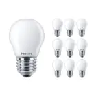 Multipack 10x Philips Corepro LED Lustre E27 Sferica Ghiaccio 2.2W 250lm - 827 Bianco Molto Caldo | Sostitutiva 25W