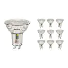 Multipack 10x Noxion Faretti LED GU10 PAR16 4.8W 450lm 36D - 827 Bianco Molto Caldo | Sostitutiva 65W