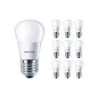 Multipack 10x Philips Corepro LED Lustre E27 Sferica Ghiaccio 5W 470lm - 827 Bianco Molto Caldo | Sostitutiva 40W