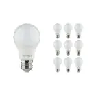 Multipack 10x Noxion Lucent Classic LED E27 Pera Ghiaccio 8W 806lm - 840 Bianco Freddo | Sostitutiva 60W
