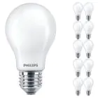 Multipack 10x Philips Corepro LED Bulbo E27 Pera Ghiaccio 7W 806lm - 830 Luce Calda | Sostitutiva 60W