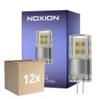 Multipack 12x Noxion Bolt LED Capsule G4 2W 200lm - 827 Bianco Molto Caldo | Dimmerabile - Sostitutiva 21W