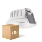 Multipack 4x Ledvance Faretti LED Air Fix Aluminium Bianca 6W 510lm 36D - 930 Luce Calda | Ritaglio 68mm - IP65 - Miglior resa cromatica - Dimmerabile