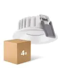 Multipack 4x Ledvance Faretti LED Air Fix Aluminium Bianca 6W 570lm 36D - 940 Bianco Freddo | Ritaglio 68mm - IP65 - Miglior resa cromatica - Dimmerabile