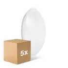 Multipack 5x Ledvance Surface Circolare 400 24W 830 1920lm Bianca IP44 | Luce Calda