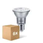 Multipack 6x Philips Master Value LED Bulbo Riflettore E27 PAR20 6W 500lm 25D - 927 Bianco Molto Caldo | Miglior resa cromatica - Dimmerabile - Sostitutiva 50W