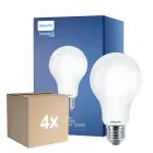 Multipack 4x Philips Classic LED Bulbo E27 Pera Ghiaccio 17.5W 2452lm - 827 Bianco Molto Caldo | Sostitutiva 150W
