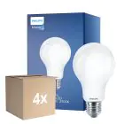 Multipack 4x Philips Classic LED Bulbo E27 Pera Ghiaccio 13W 2000lm - 827 Bianco Molto Caldo | Sostitutiva 120W