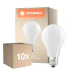 Multipack 10x Ledvance Classic LED E27 Pera Filamento Ghiaccio 17W 2452lm - 827 Bianco Molto Caldo | Sostitua 150W