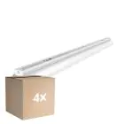 Multipack 4x Noxion Reglette Click Riflettore V2 LED T8 | Adatto per 1x 120cm Tubo LED