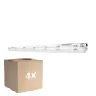 Confezione Multipack 4x Ledvance Stagna LED Stagna 58W 8000lm - 840 Bianco Freddo | 150cm
