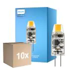 Multipack 10x Philips LED Capsule CorePro G4 Chiara 1W 100lm - 827 Bianco Molto Caldo | Sostitutiva 10W 