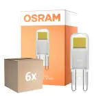 Multipack 6x Osram LED Capsule G9 Chiara 1.8W 200lm - 827 Bianco Molto Caldo | Sostitutiva 20W