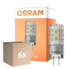 Multipack 6x Osram Parathom LED Pin GY6.35 3.3W 470lm - 827 Bianco Molto Caldo | Sostitutiva 40W